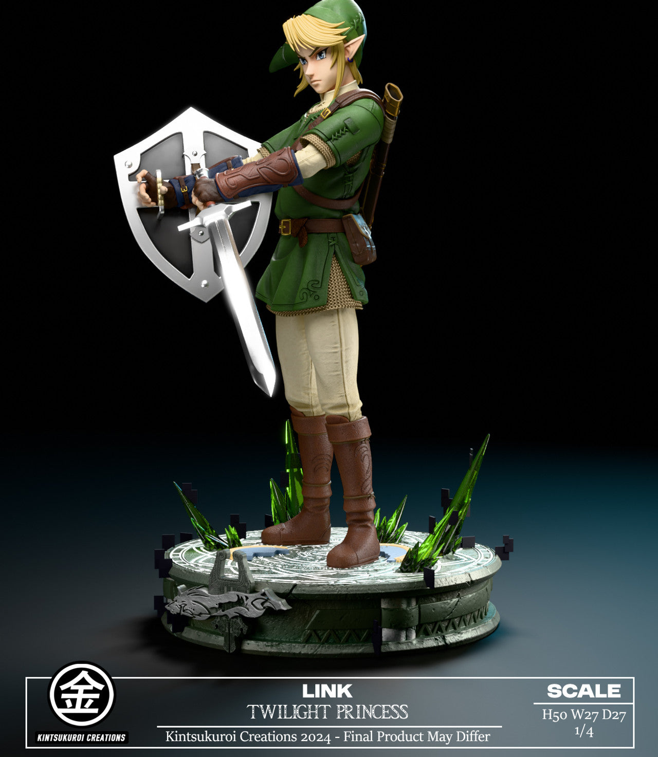 Legend of Zelda – Link | 1:4 Resin Statue | von Kintsukuroi Creations