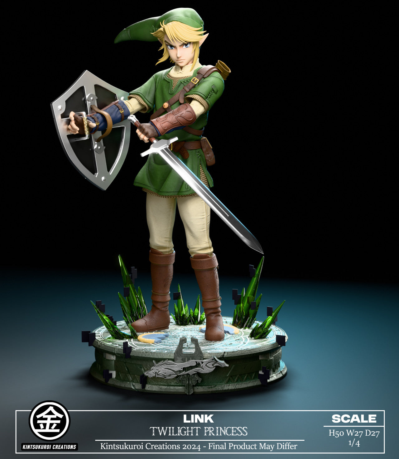 Legend of Zelda – Link | 1:4 Resin Statue | von Kintsukuroi Creations