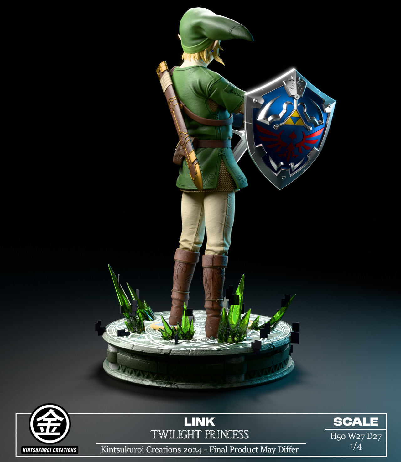 Legend of Zelda – Link | 1:4 Resin Statue | von Kintsukuroi Creations