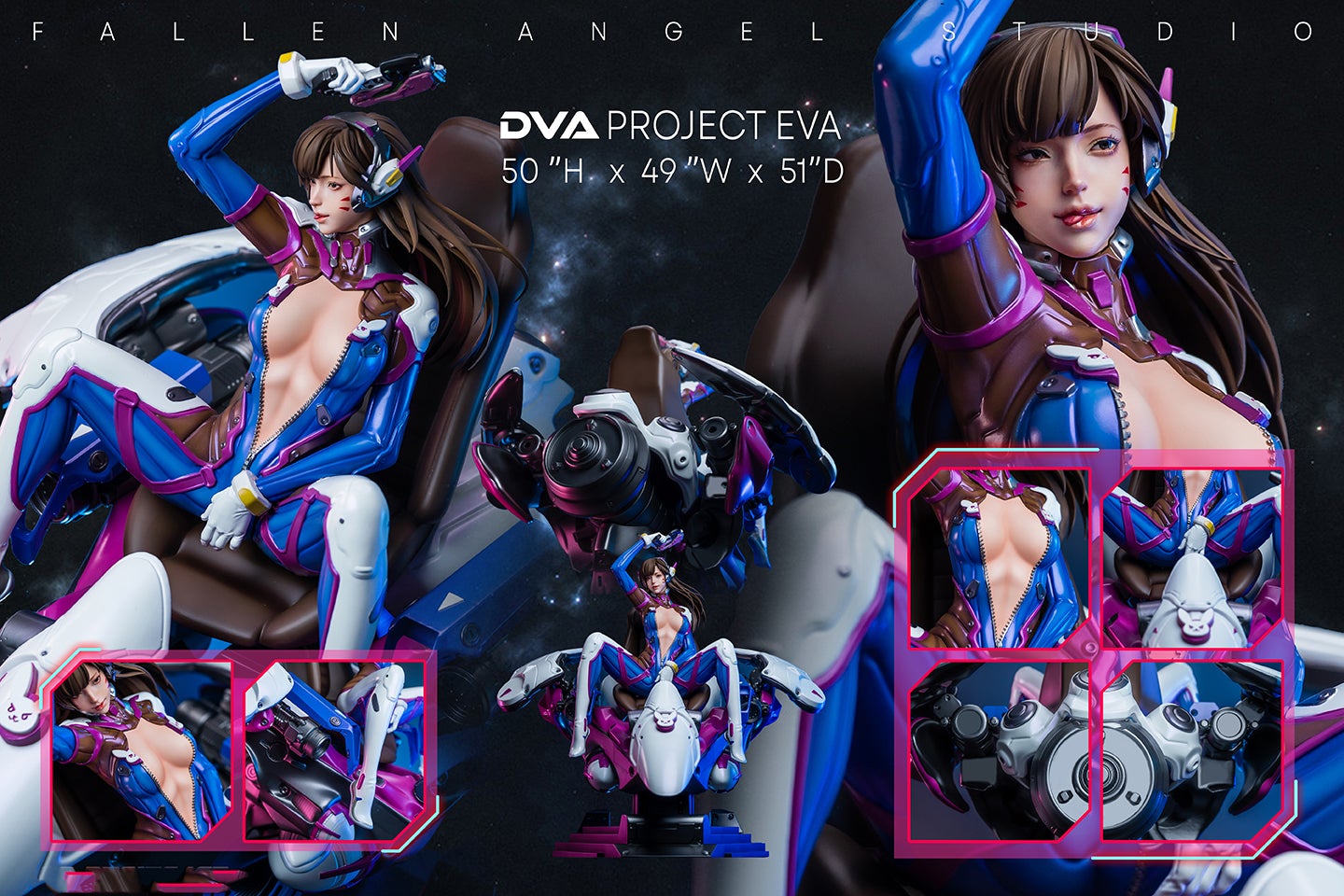 Overwatch - DVa | 1:4 Resin Statue | von Fallen Angel Studio