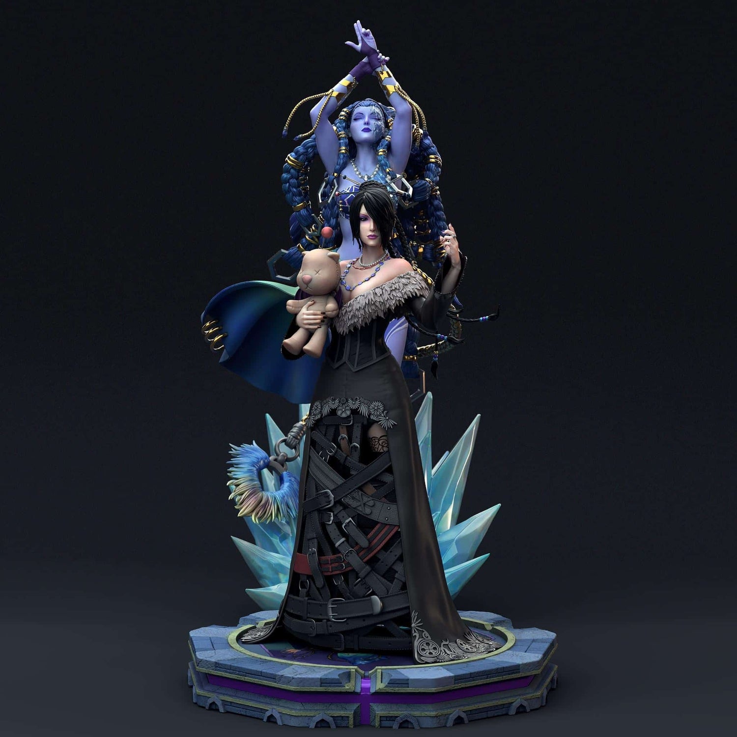 Final Fantasy - Lulu & Shiva | 1:4 Resin Statue | von Solar Studio