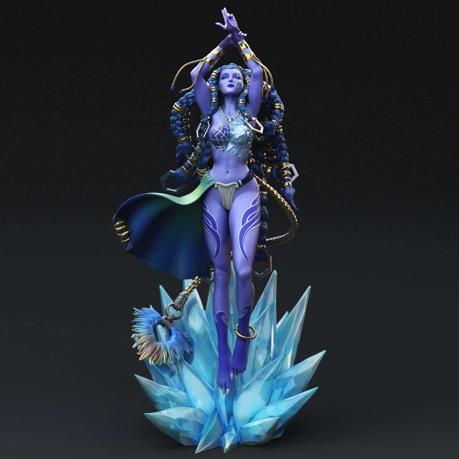 Final Fantasy - Lulu & Shiva | 1:4 Resin Statue | von Solar Studio