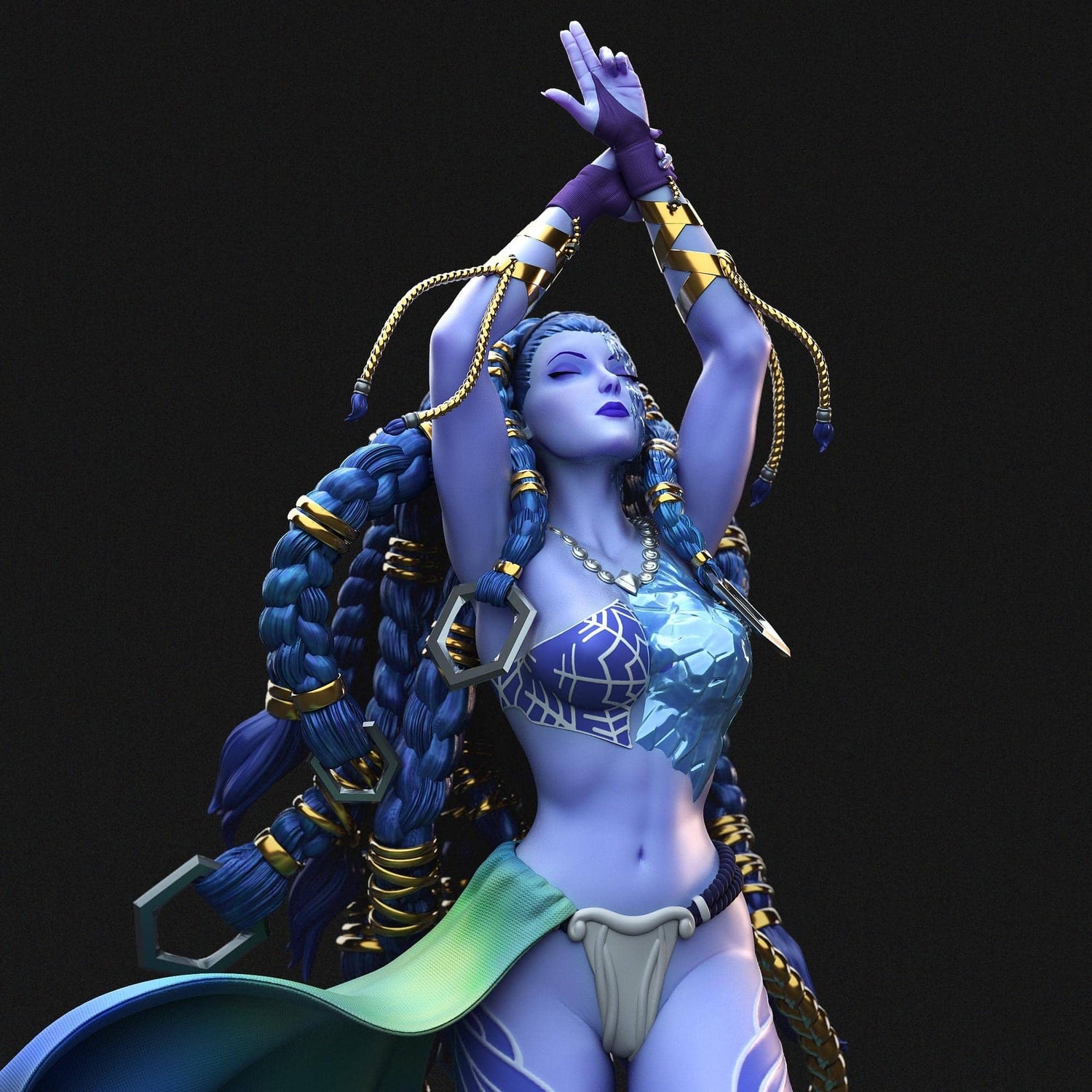 Final Fantasy - Lulu & Shiva | 1:4 Resin Statue | von Solar Studio