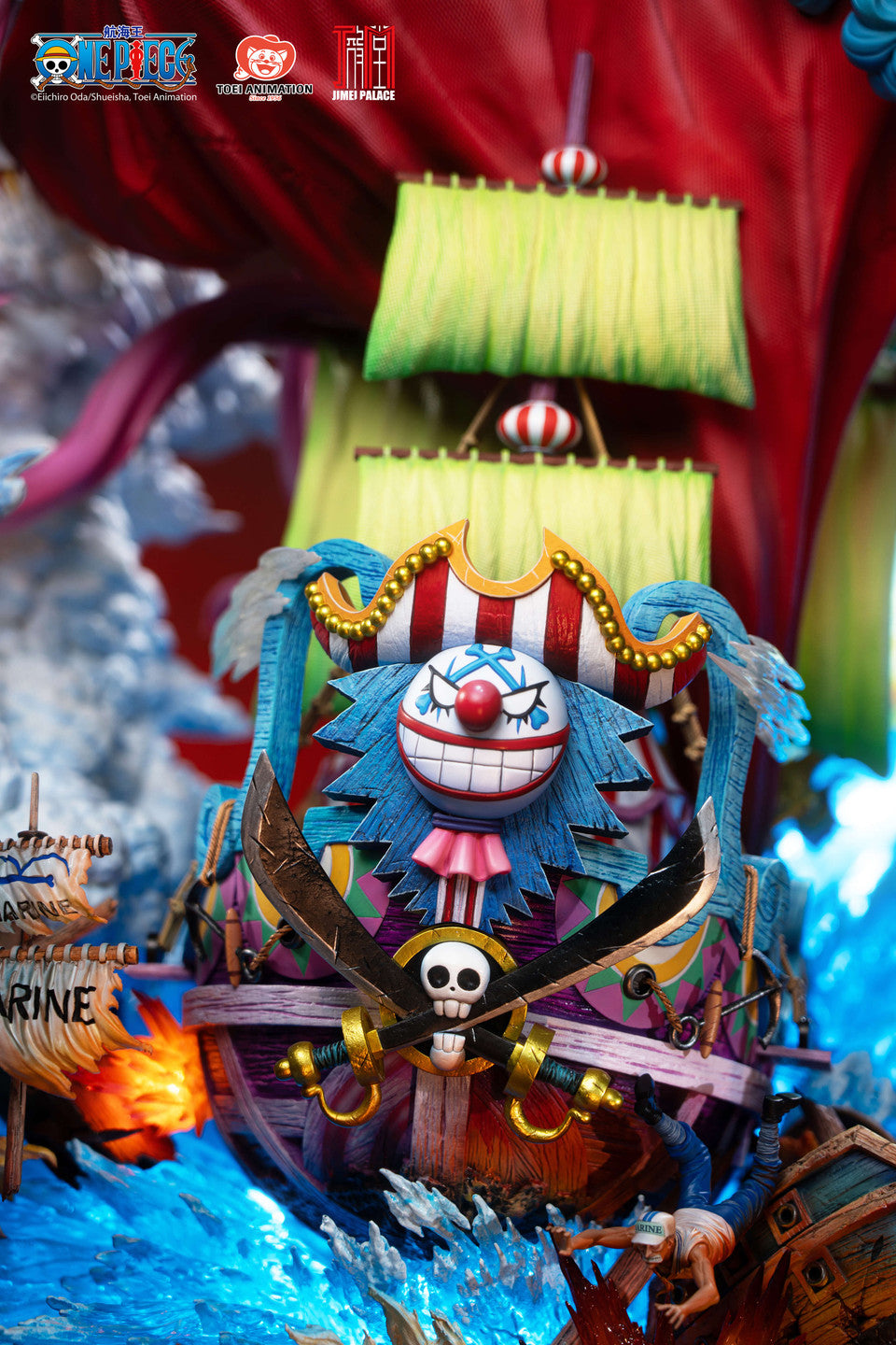 One Piece - New Yonko Buggy | Resin Statue | by Jimei Palace Studio