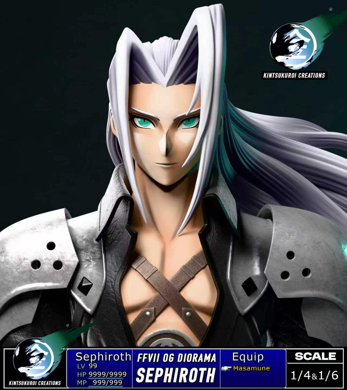 Final Fantasy - FF7 OG full party DIORAMA | 1:6/1:4 Resin Statue | by Kintsukuroi Creations