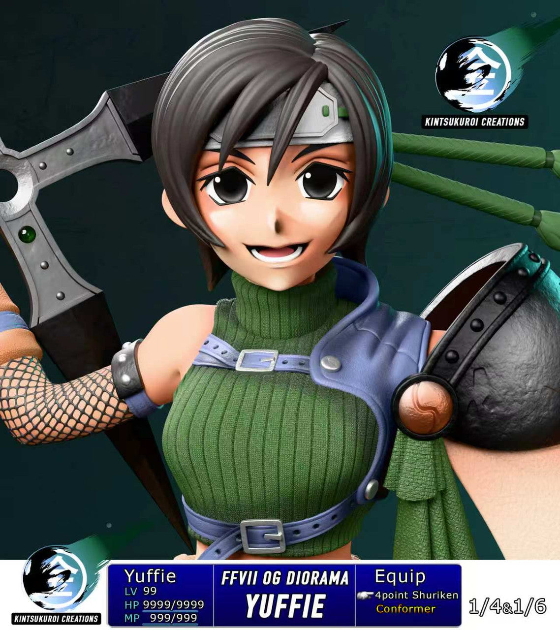 Final Fantasy - FF7 OG full party DIORAMA | 1:6/1:4 Resin Statue