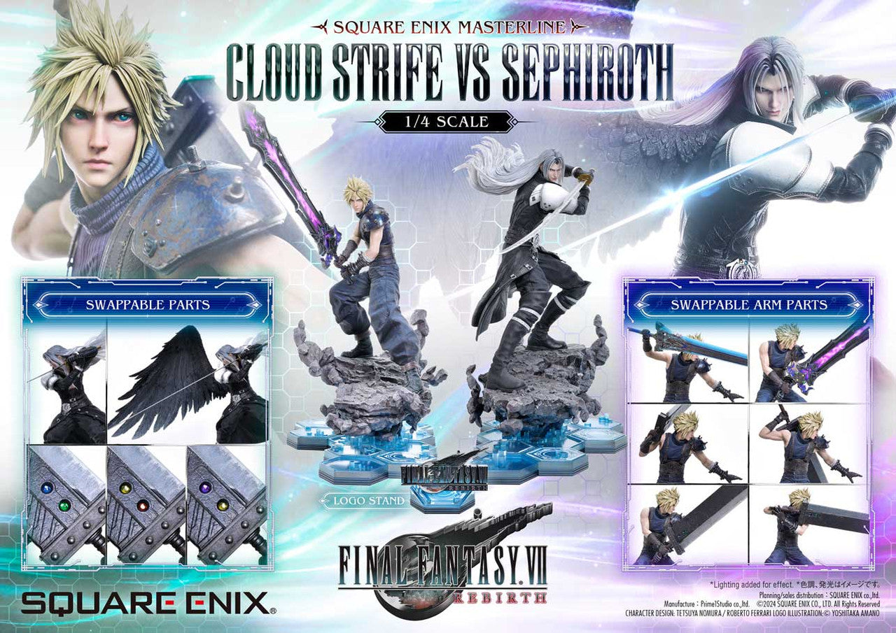 Final Fantasy - Cloud vs. Sephiroth | 1:4 Resin Statue | by Prime 1 Studio