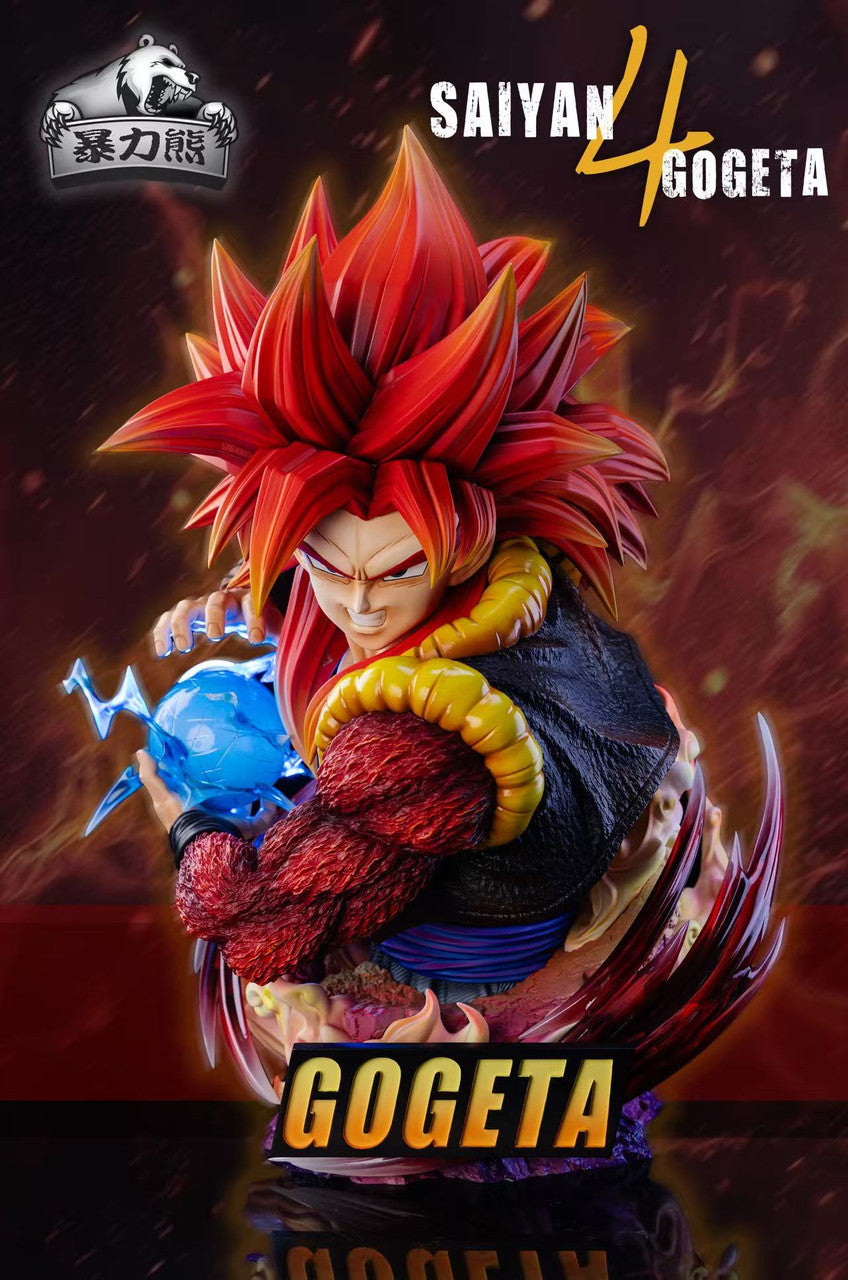Dragon Ball - SS4 Gogeta Bust | Resin Statue | by Violent Bear Studio