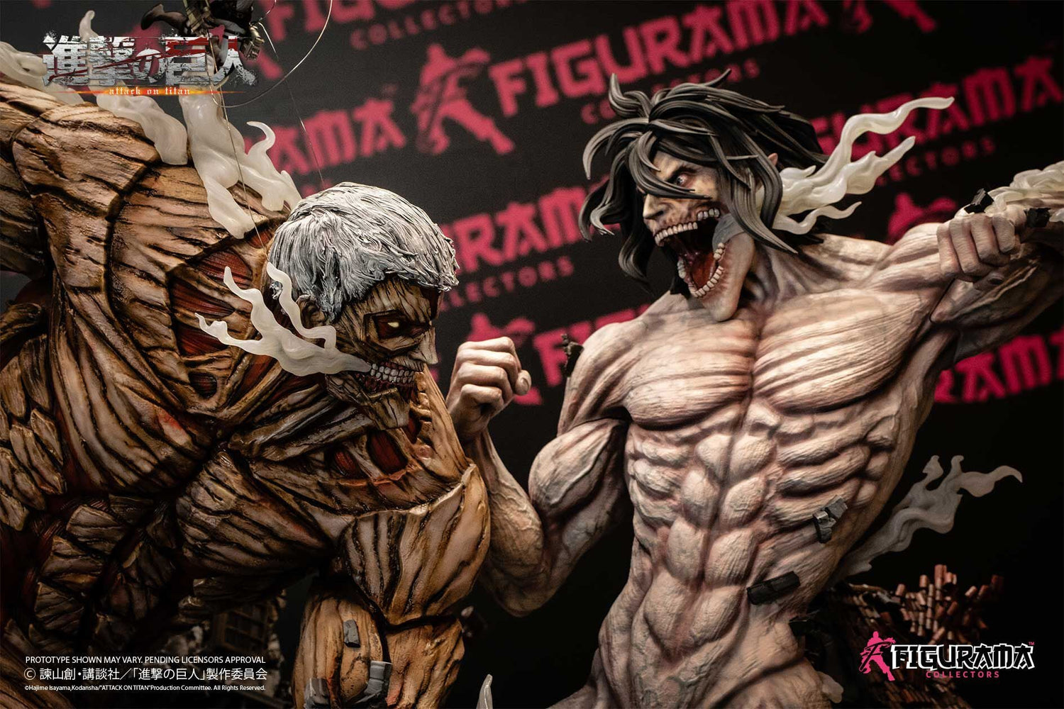 Attack on Titan - Armored vs. Attack Titan | Resin Statue | by Figurama