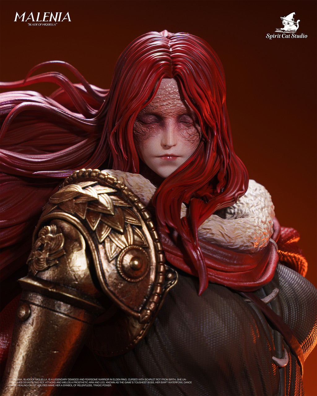 Elden Ring - Malenia | 1:4 Resin Statue | by Spirit Cat Studio