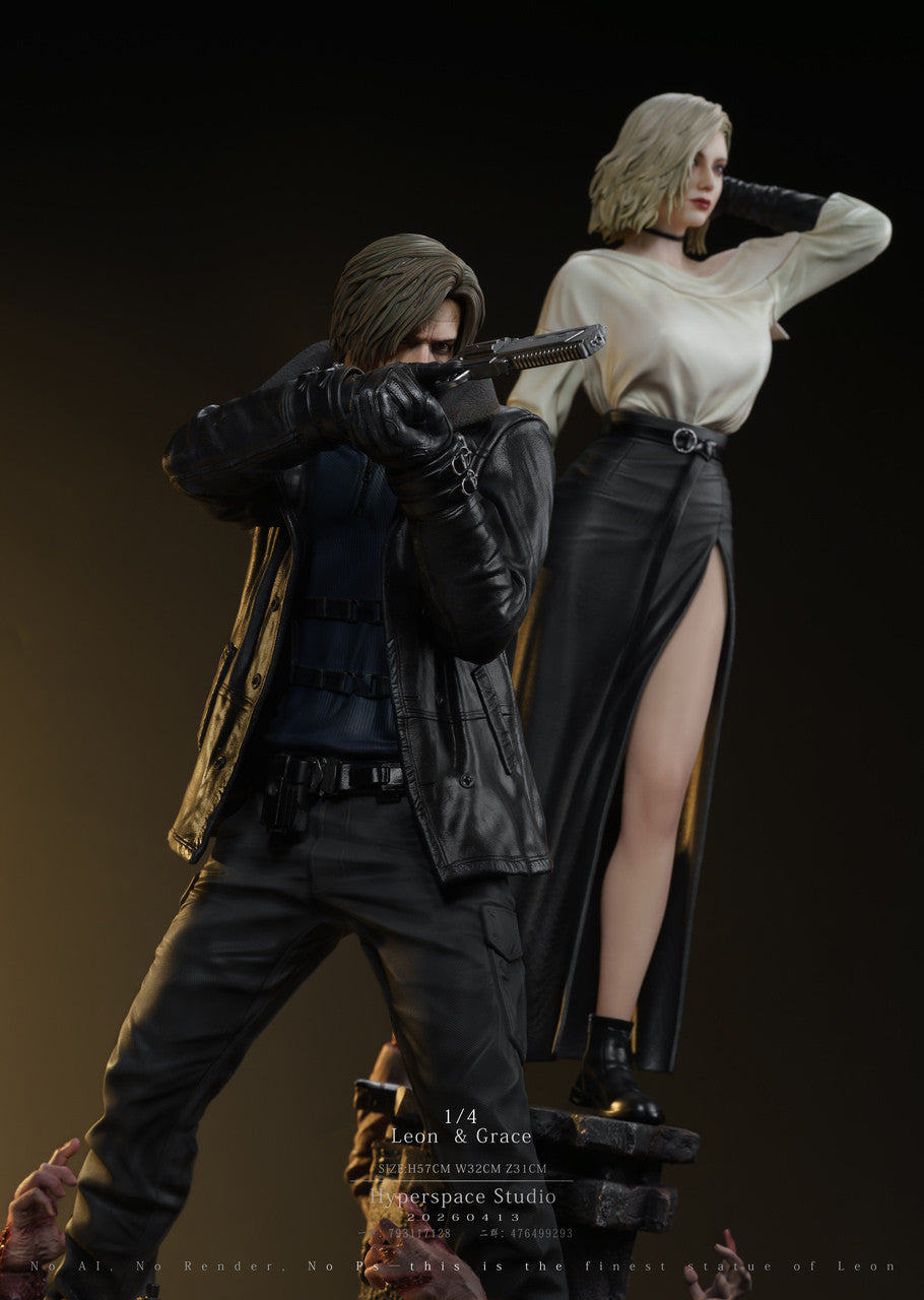 Resident Evil Requiem - Leon & Grace | 1:4 Resin Statue | by HP Studio