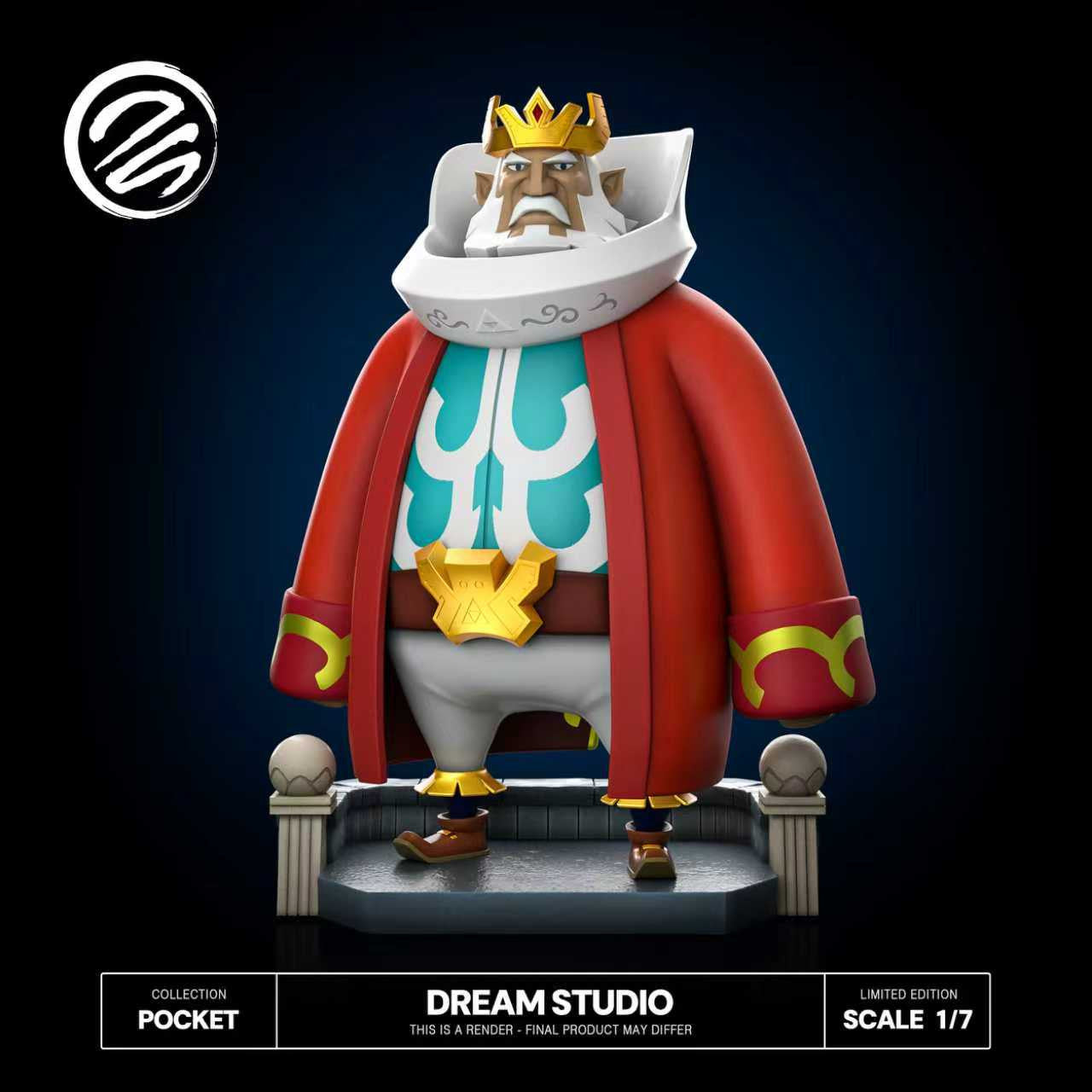 The Legend of Zelda - King of Hyrule & Princess Zelda WW | 1:7 Resin Statue | by Dream Studio