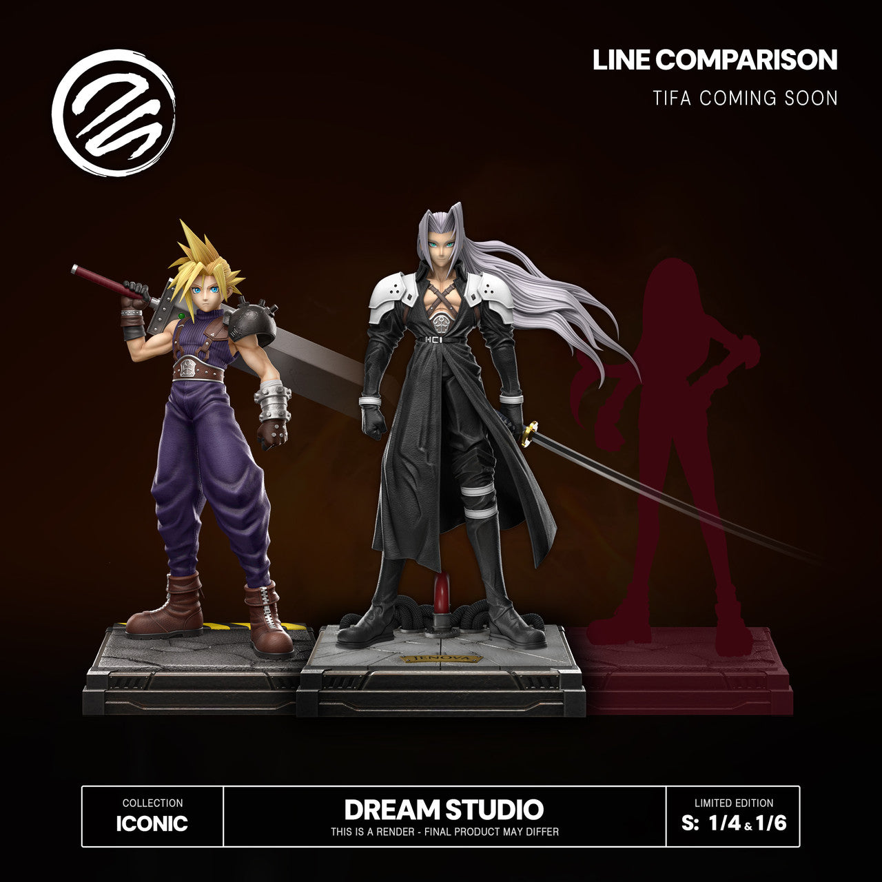 Final Fantasy - OG Sephiroth FFVII | 1:6/1:4 Resin Statue | by