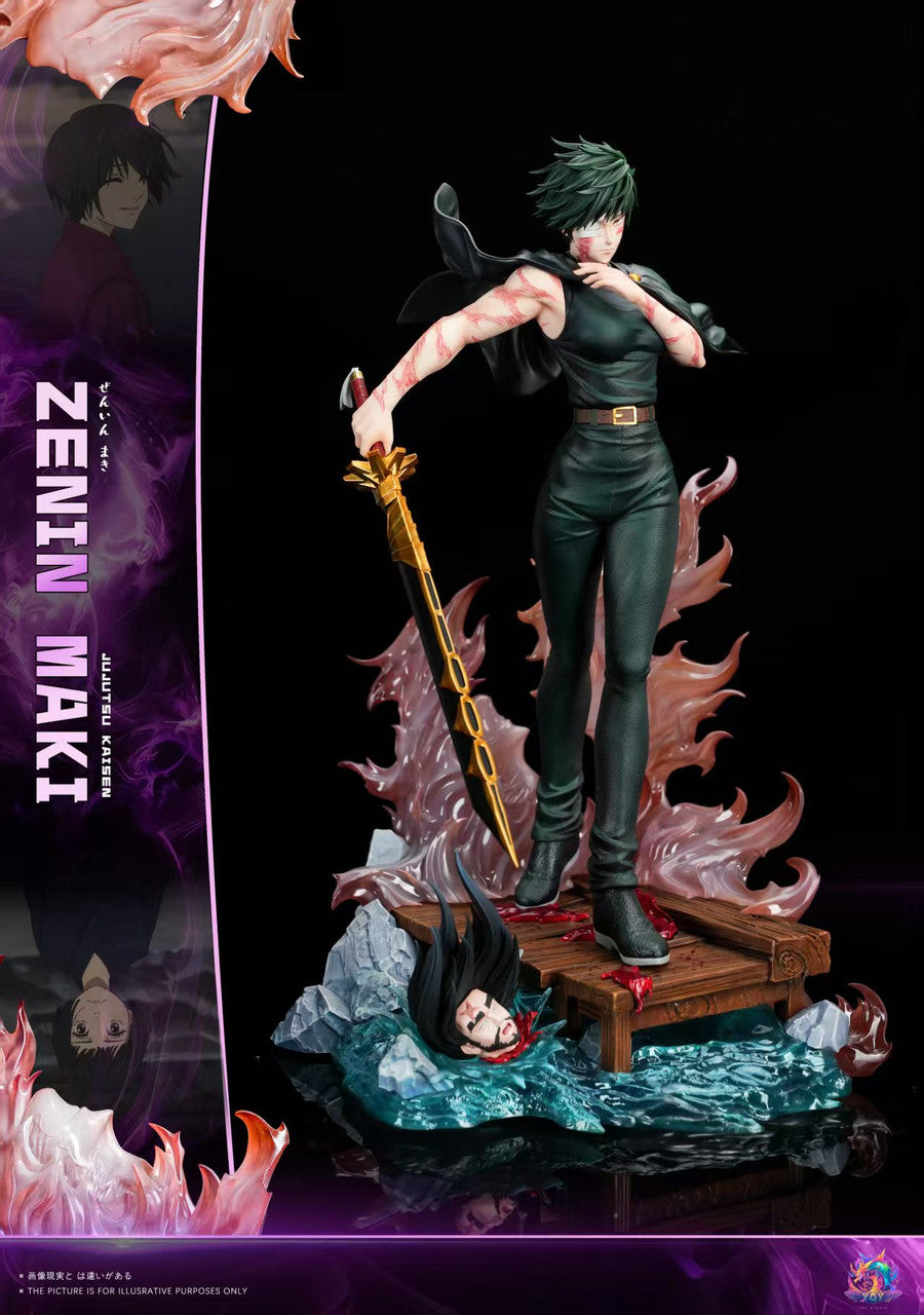Jujutsu Kaisen - Zenin Maki‌ | Resin Statue | by YQY Studio