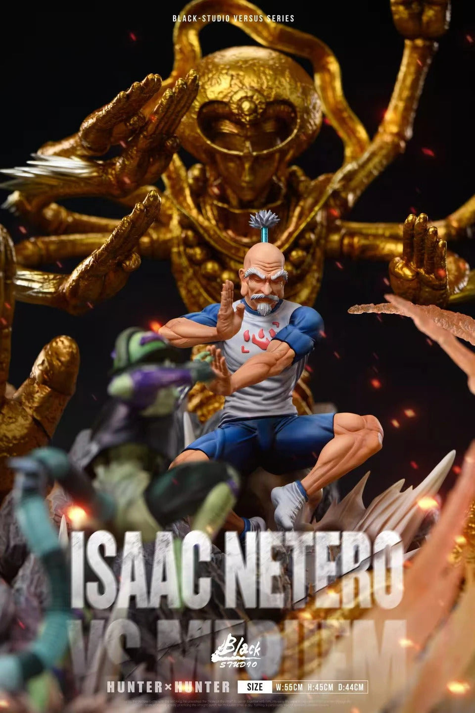 Hunter × Hunter - Isaac Netero vs Meruem
