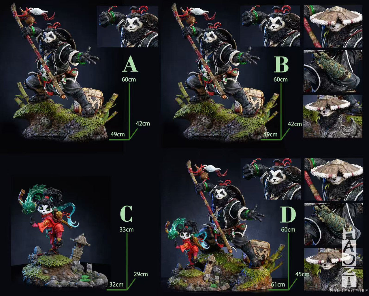 Warcraft - Chen & Li Li | 1:4 Resin Statue | by HAOZI Studio