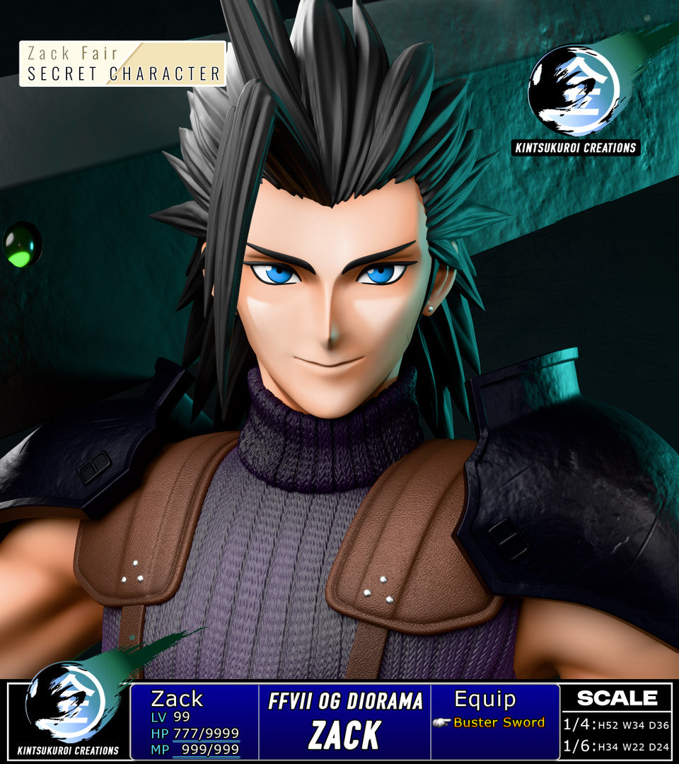 Final Fantasy - FFVII ZACK OG | 1:6/1:4 Resin Statue | by Kintsukuroi Creations Studio