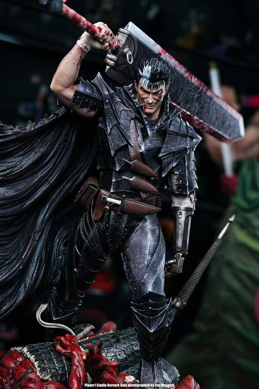 Berserk - Guts and The Berserk Armour | 1:4 Resin Statue | by Player 1 Studio Versus Series