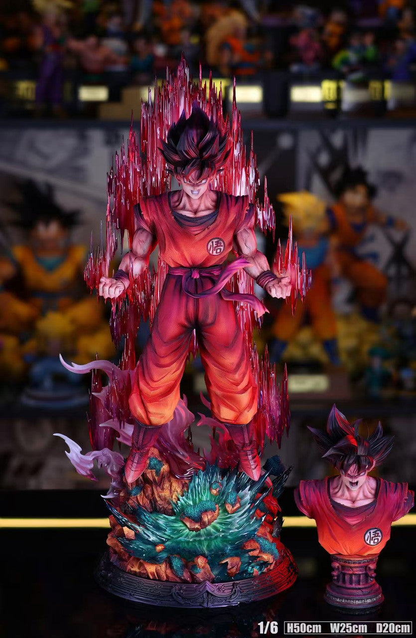 Dragon Ball - Goku Kaio-ken | 1:6 Resin Statue | by YunQi Studio