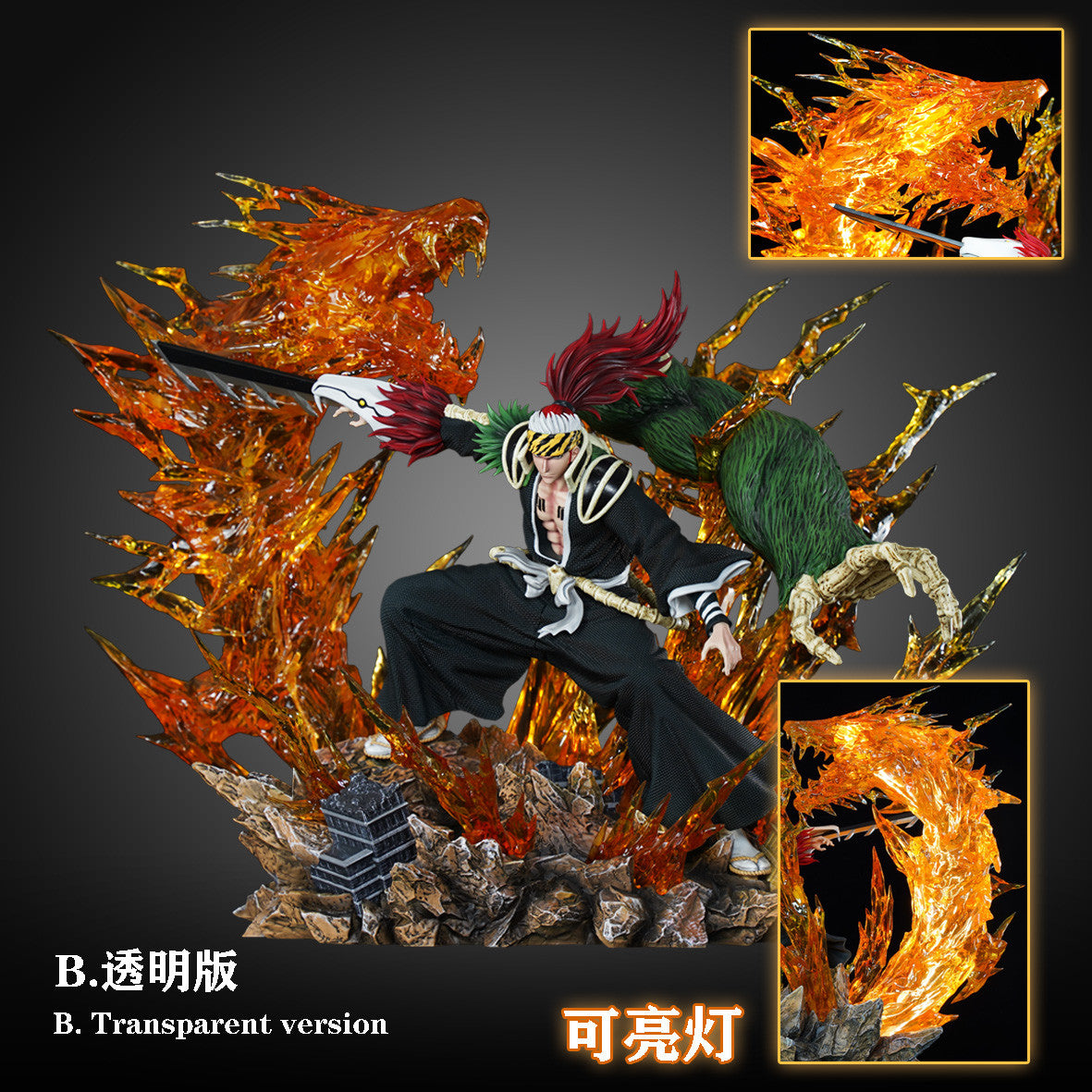 Bleach - Abarai Renji | 1:6 Resin Statue | by Hxheng × Cheng Studio