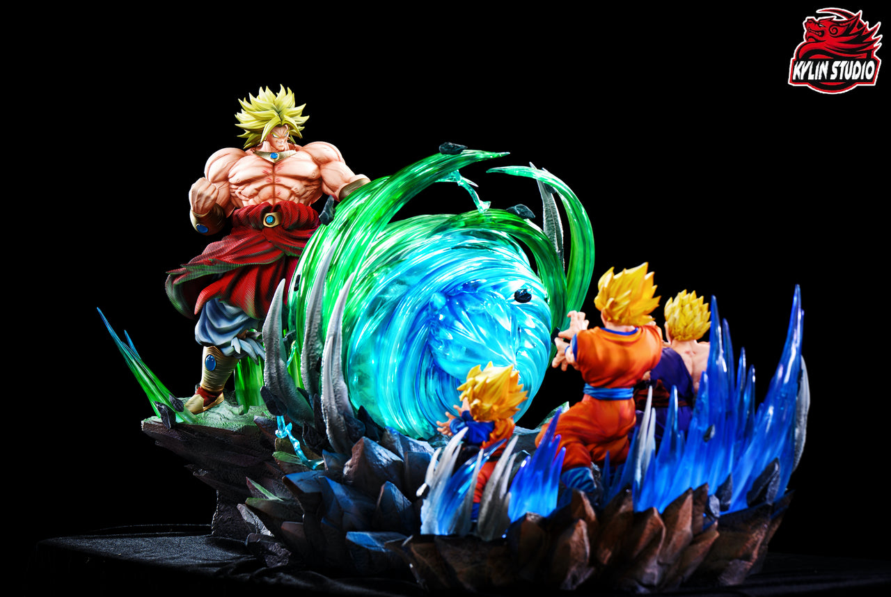 Dragon Ball - Broly VS Goku Gohan Goten | Resin Statue | by Kylin Studio