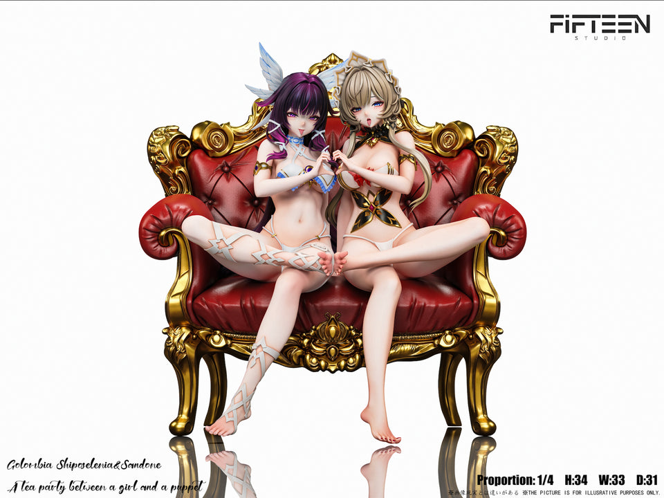 Genshin Impact - Sandrone & Columbina | 1:4 Resin Statue | by Fifteen Studio