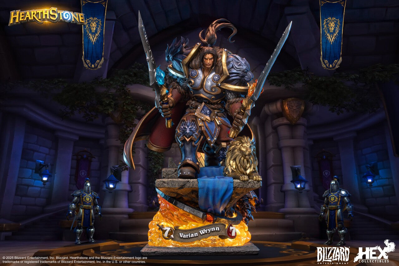 Warcraft-Universums - Varian Wrynn | 1:10/1:6 Resin Statue | by HEX Collectibles × Blizzard Hearthstone®