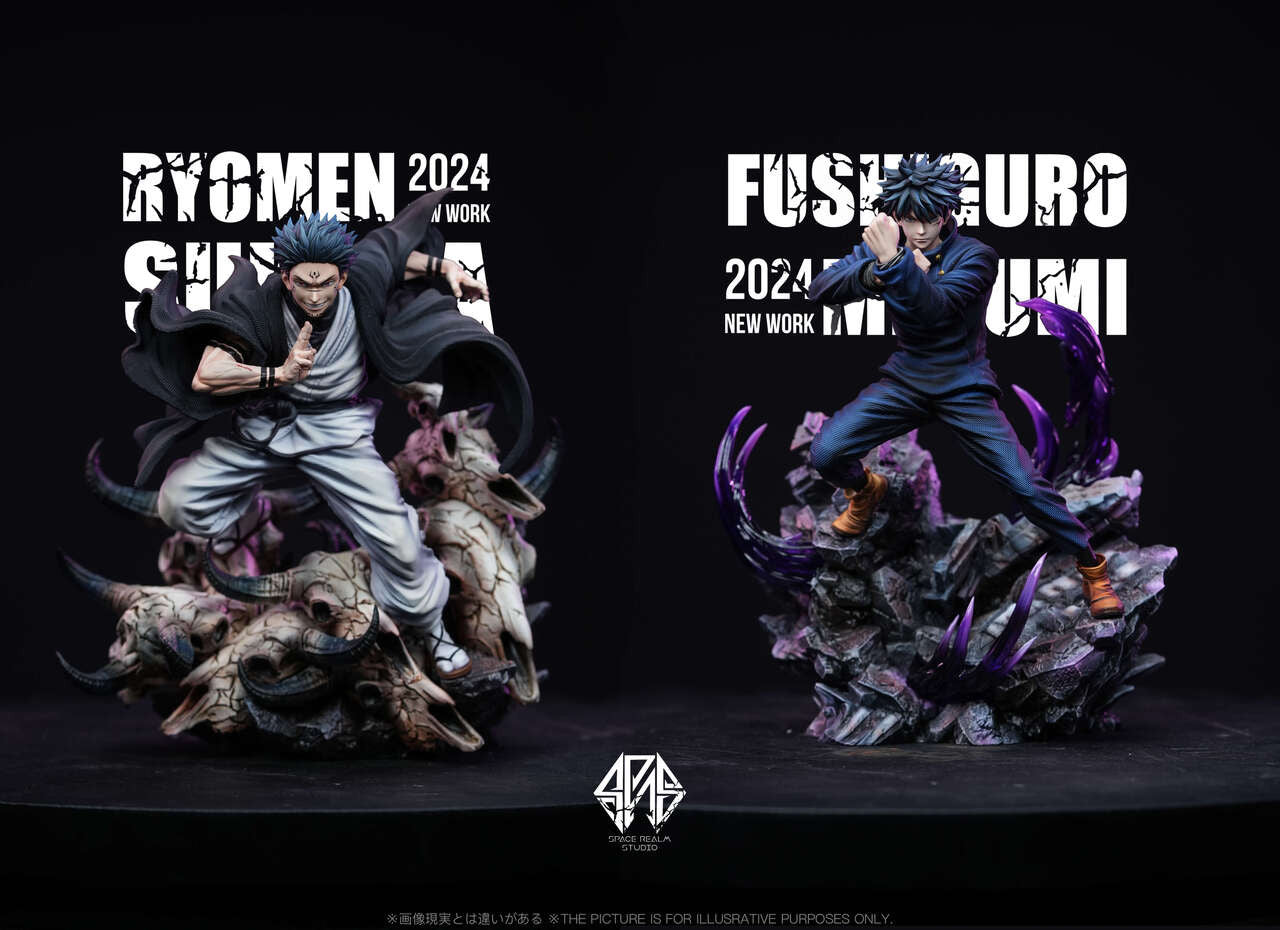 Jujutsju Kaisen - Fushiguro Megumi & Ryomen Sukuna | 1:6 Resin Statue | by Space Realm Studio