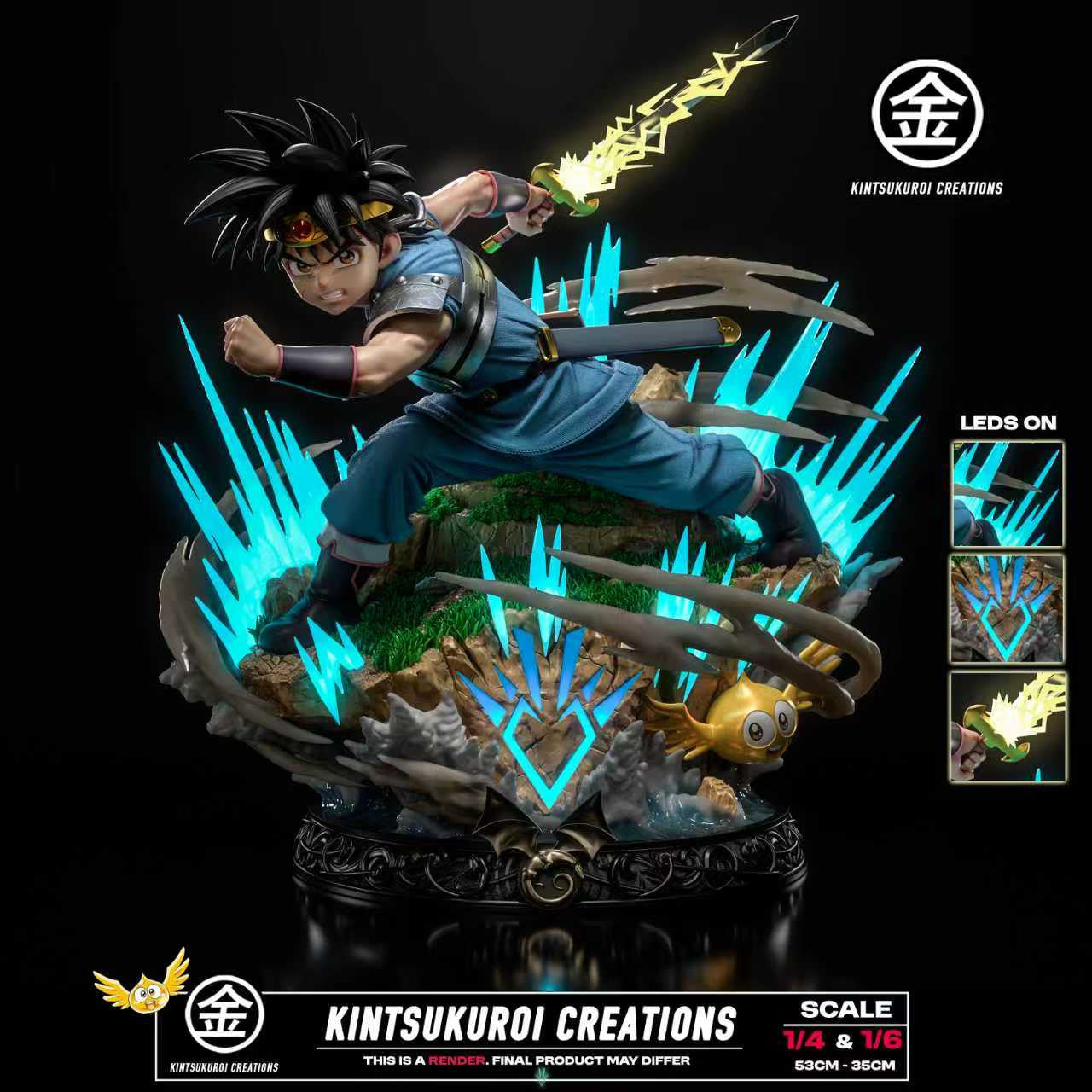 Dragon Quest: The Adventure of Dai - Dai | 1:6/1:4 Resin Statue | by Kintsukuroi Creations