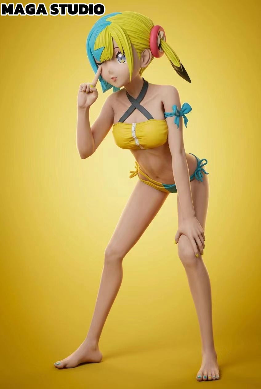 Pokémon - Canari & Eelektross | 1:20 Resin Statue | by Maga Studio