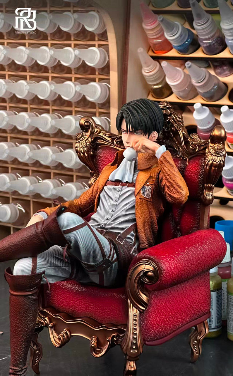 Attack on Titan - Levi Drinking Tea | 1:6 Resin Statue | by ReBorn Studio