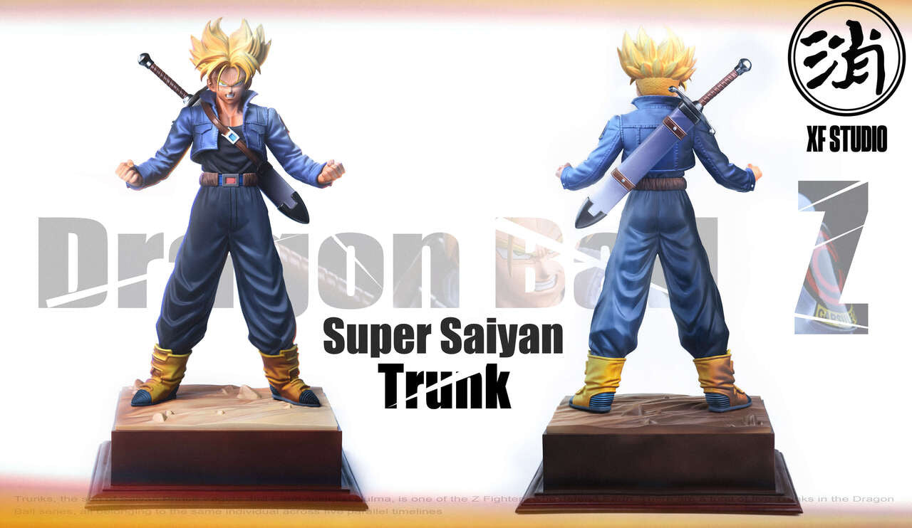 洋楽 Saiyan Dragon Ball Z - Super Saiyan Trunks | 1:6/1:4 Resin Statue | by XF
