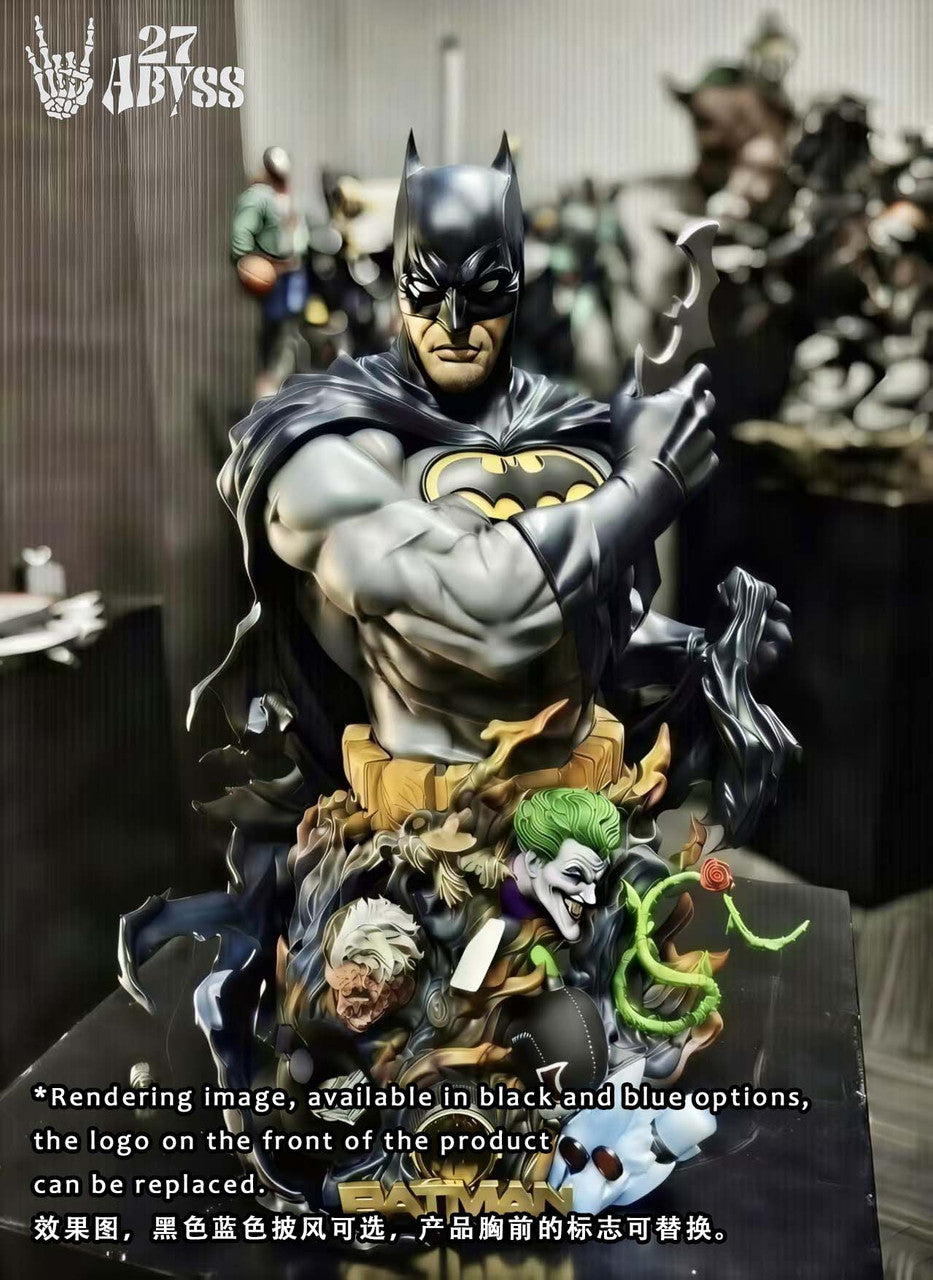 DC Comics - Batman Bust | 1:3/1:1 Resin Statue | by 27abyss Studio