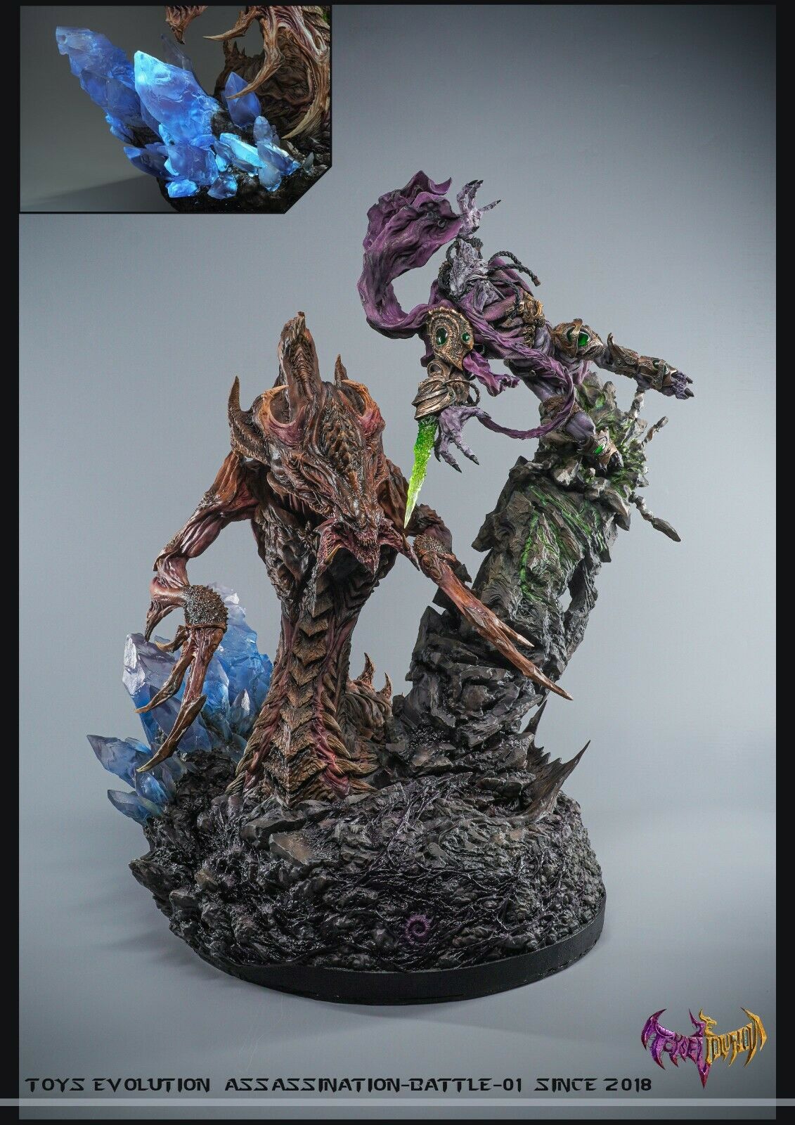 Starcraft - Zeratul vs Hydralisk | 1:4 Resin Statue | von Toys Evolution Studio