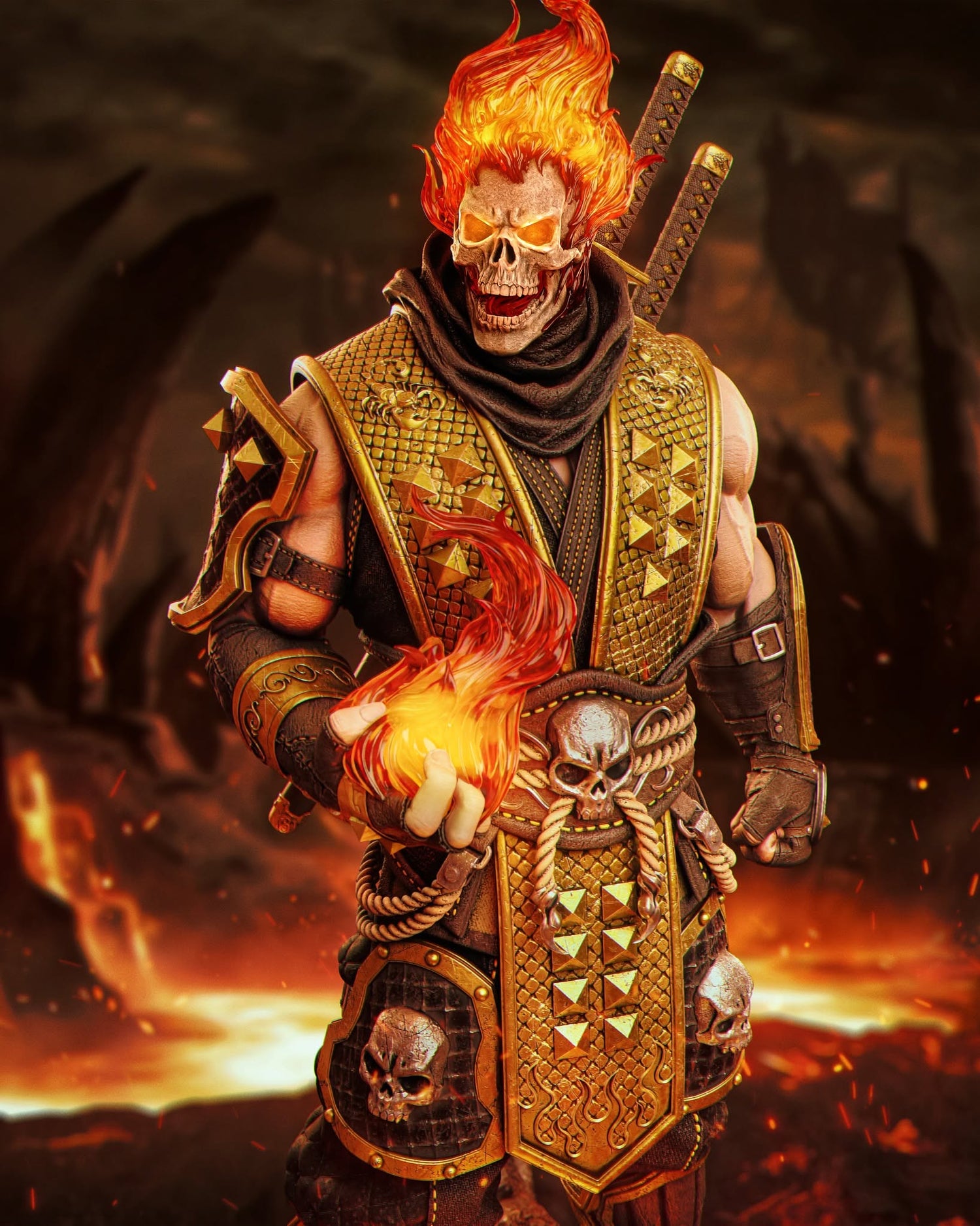 Mortal Kombat - Scorpion | Resin Statue | by Epic Creations