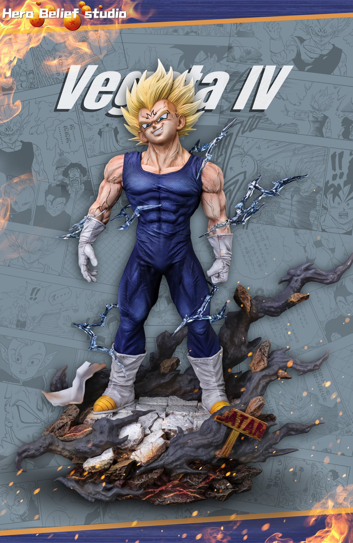 Dragon Ball - Majin Vegeta | 1:4 Resin Statue | by Hero Belief Studio