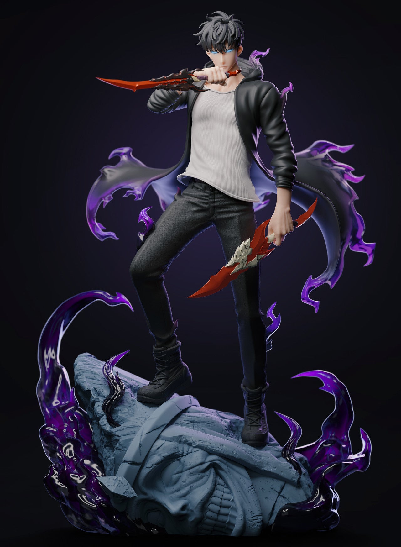 Solo Leveling - Sung Jinwoo | 1:4 Resin Statue | von Player 1 Studio