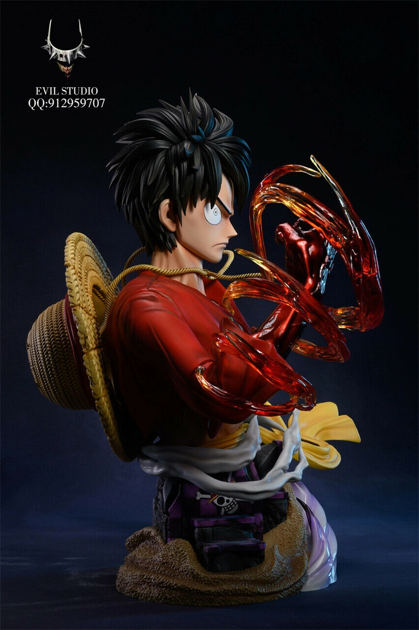 One Piece - Monkey D. Luffy | 1:1 Resin Lifesize Bust | von Evil Studio