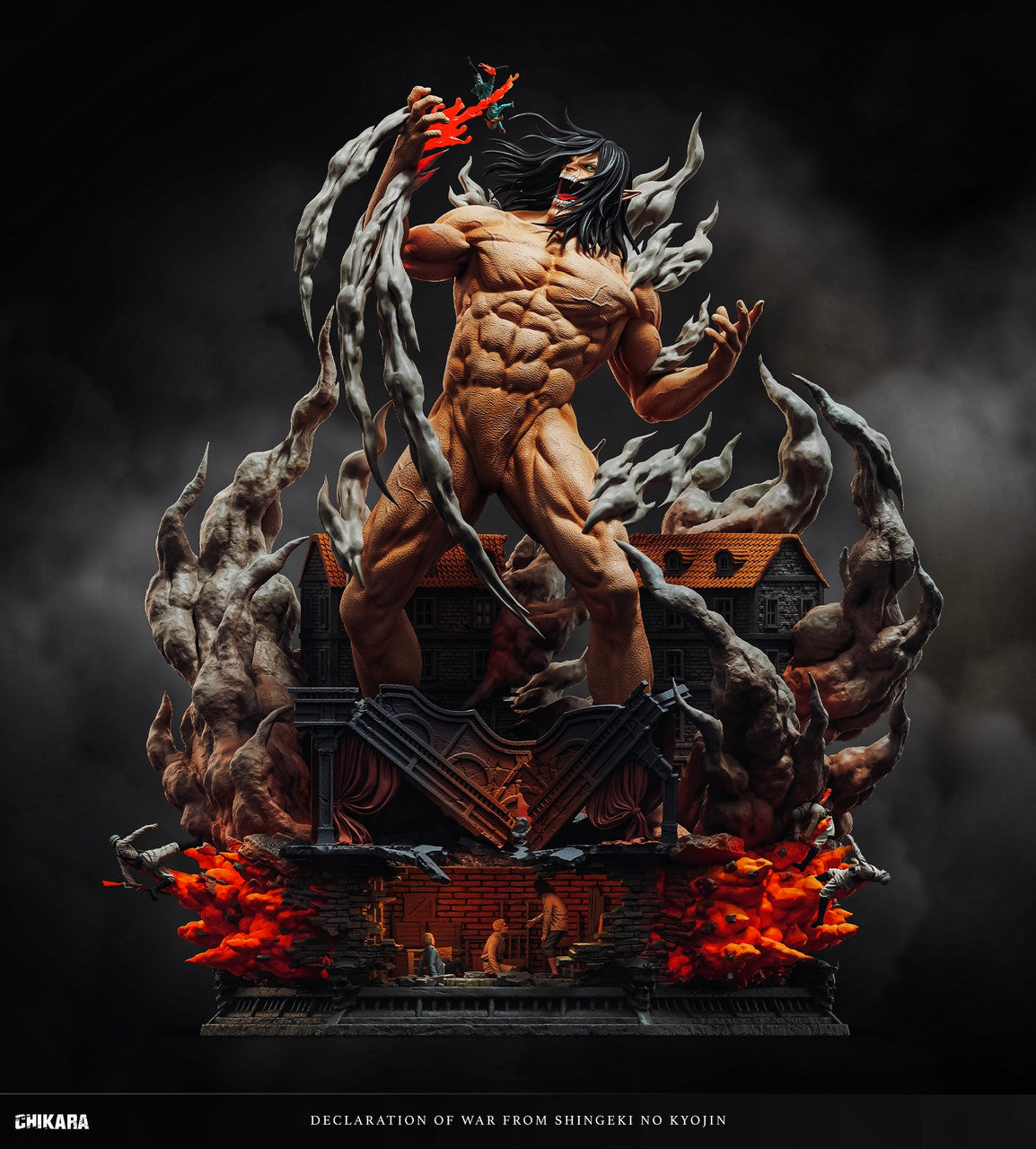 Attack on Titan - Declare war | Resin Statue | by Chikara Studio