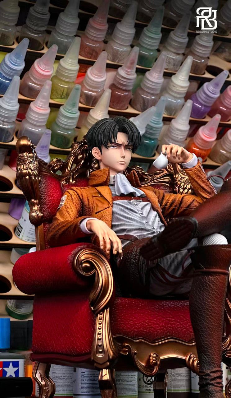 Attack on Titan - Levi Drinking Tea | 1:6 Resin Statue | by ReBorn Studio