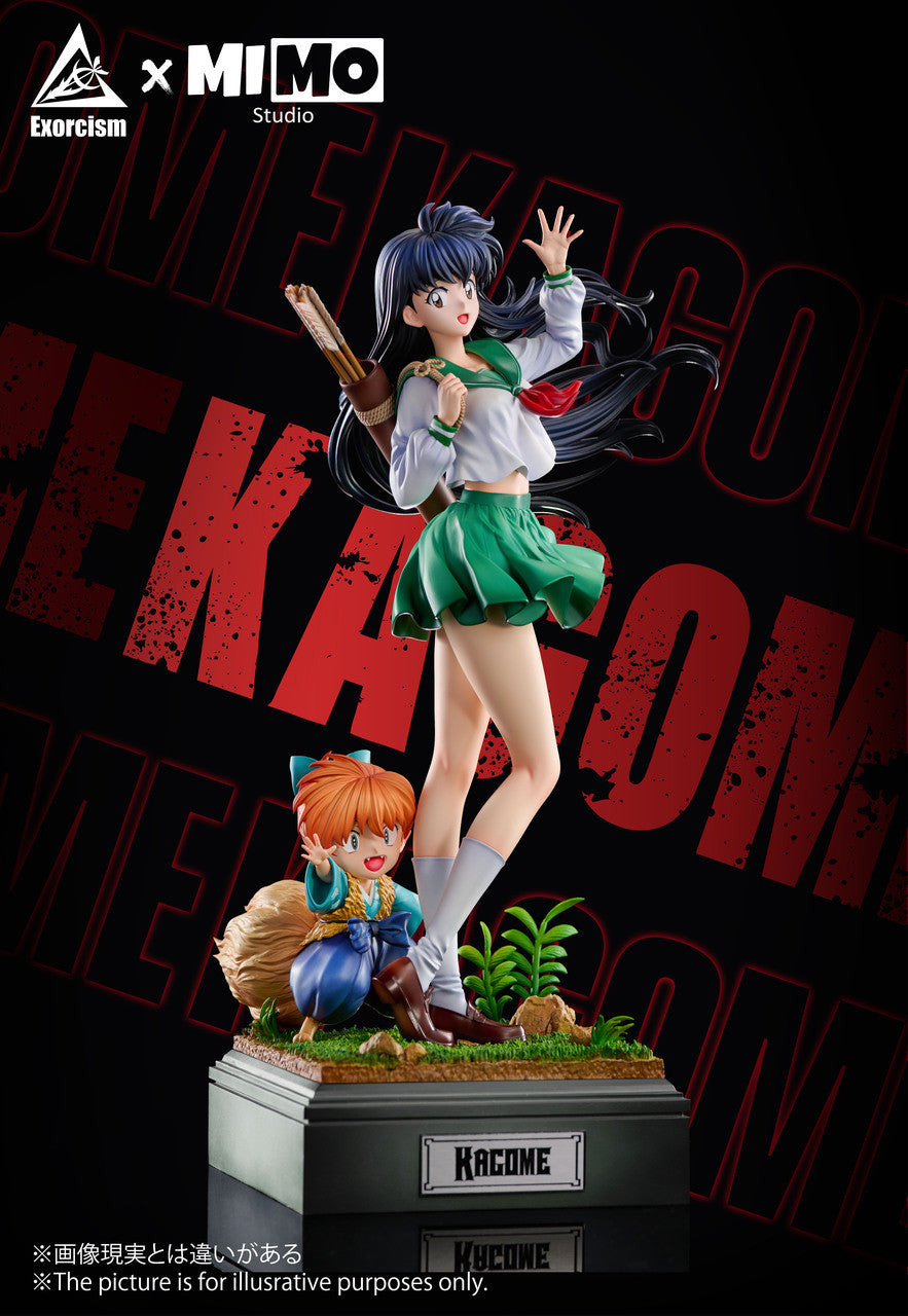 Inuyasha - Higurashi Kagome & Shippo | 1:6 Resin Statue | by Exorcism & Mimo Studio