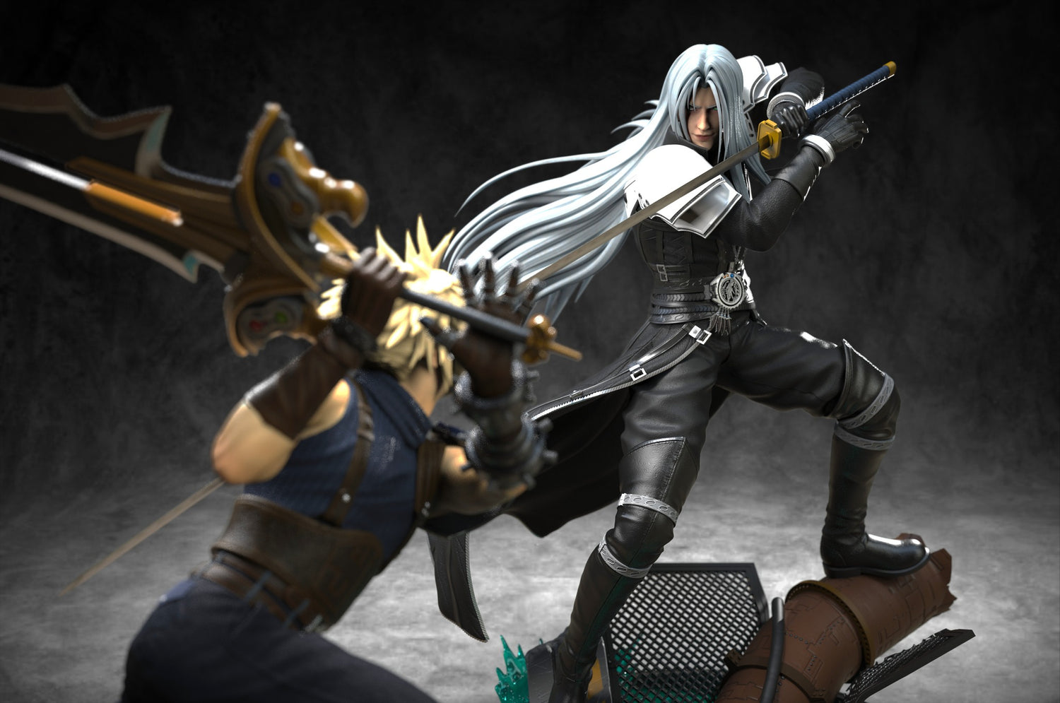 Final Fantasy - Cloud & Sephiroth | 1:4 Resin Statue | von Solar Studio