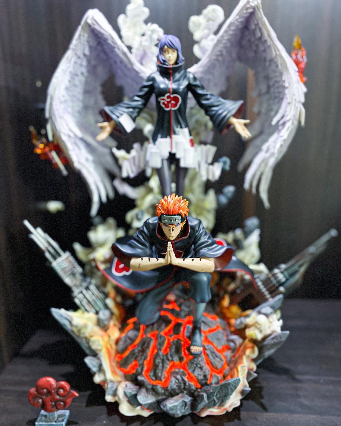 Naruto - Konan & Pain | 1:7 Resin Statue | von CW & Surge Studio