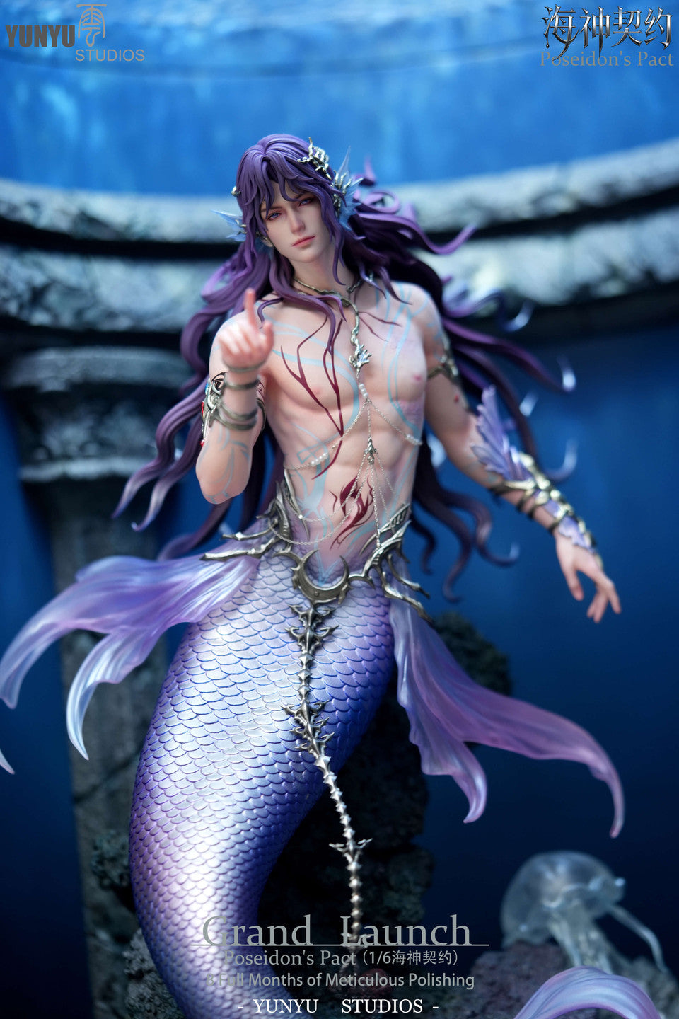 Love and Deepspace - Poseidon's Pact | 1:6 Resin Statue | by YunYu Love and Deepspace - Poseidon's Pact | 1:6 Resin Statue | by YunYu