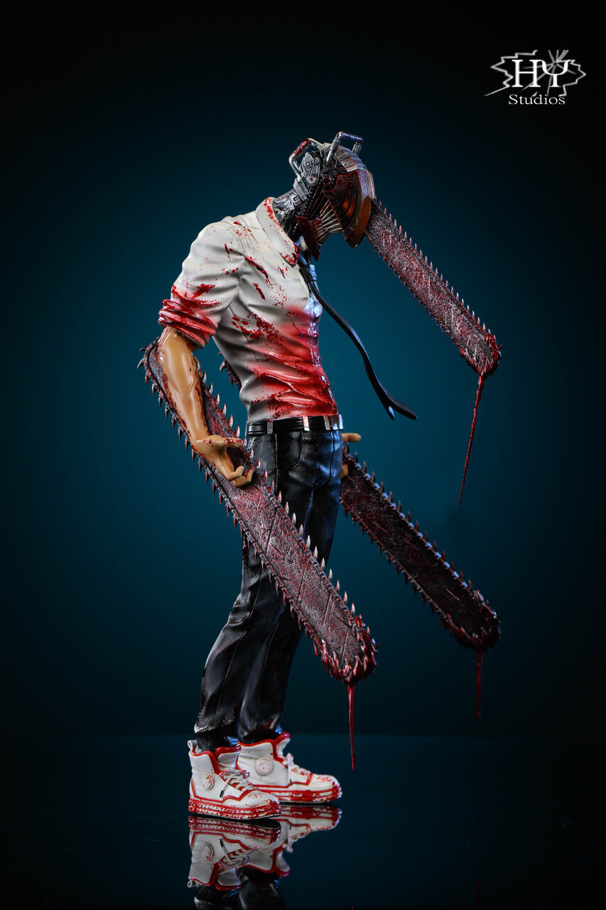 Chainsaw Man - Denji & Pochita | 1:6 Resin Statue | by HY Studio