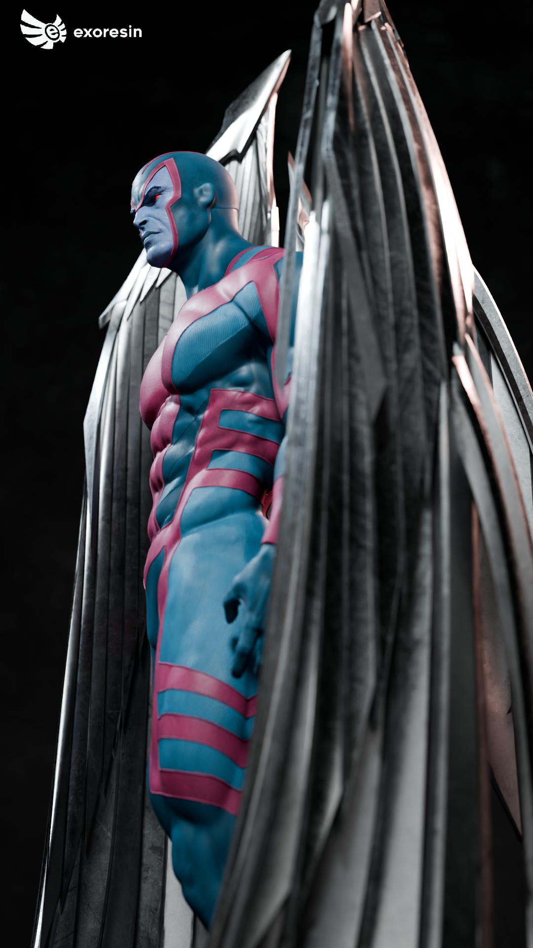 Marvel – Archangel Museum | 1:3.5 Resin Statue | by Exoresin