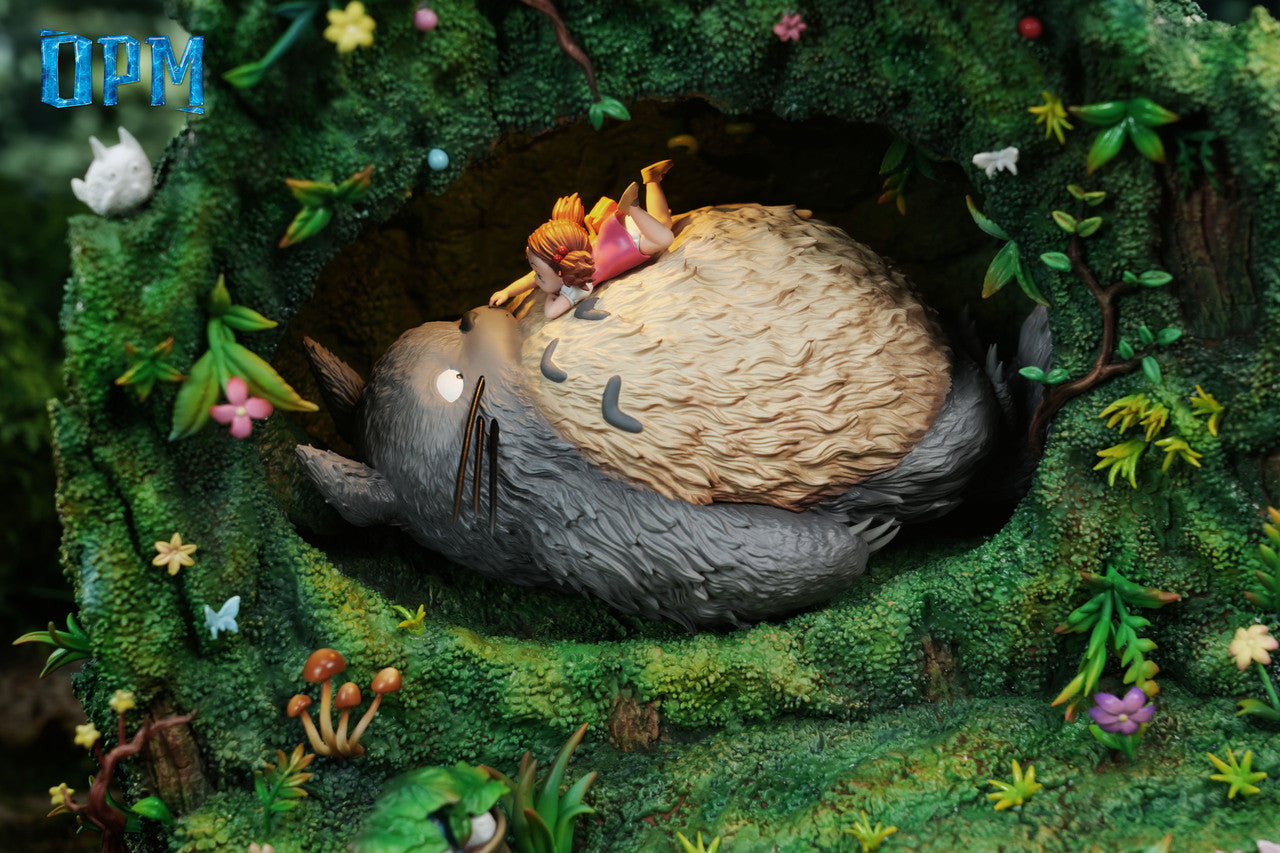 My Neighbor Totoro - Totoro in the tree hole | Resin Statue | by OPM Studio