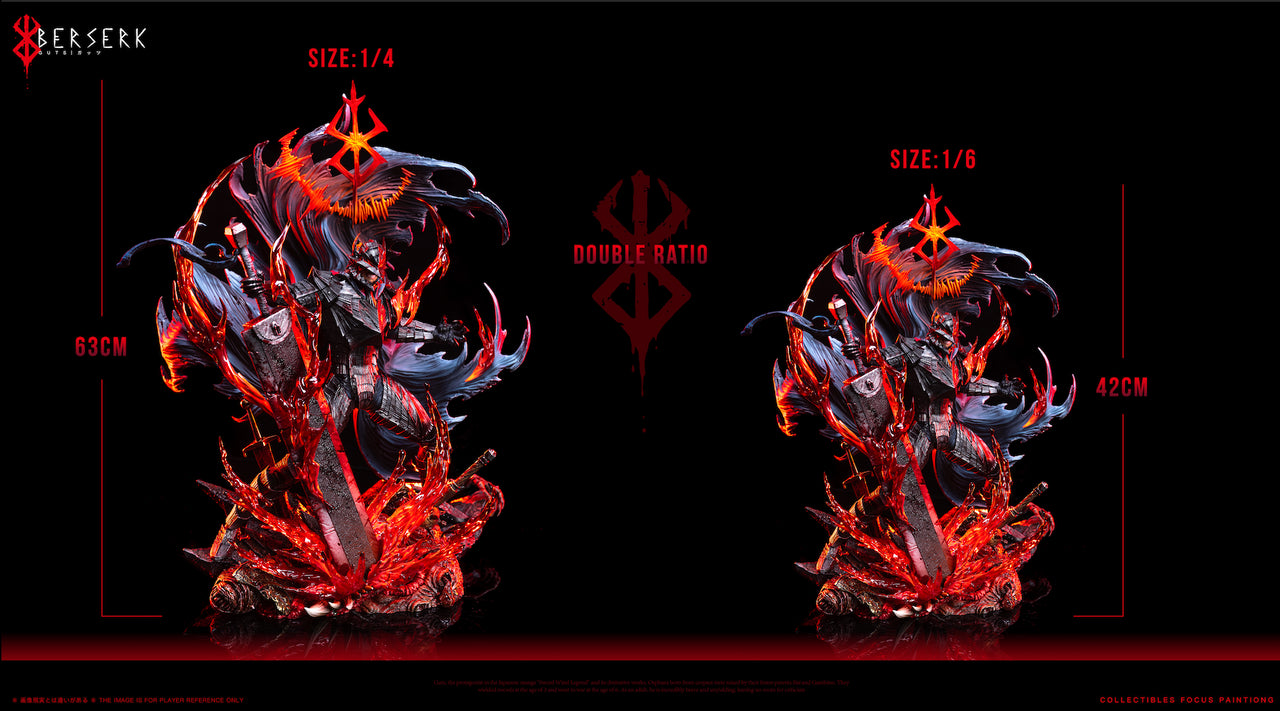 Berserk - Guts | 1:6/1:4 Resin Statue | by BBA & SY Studio