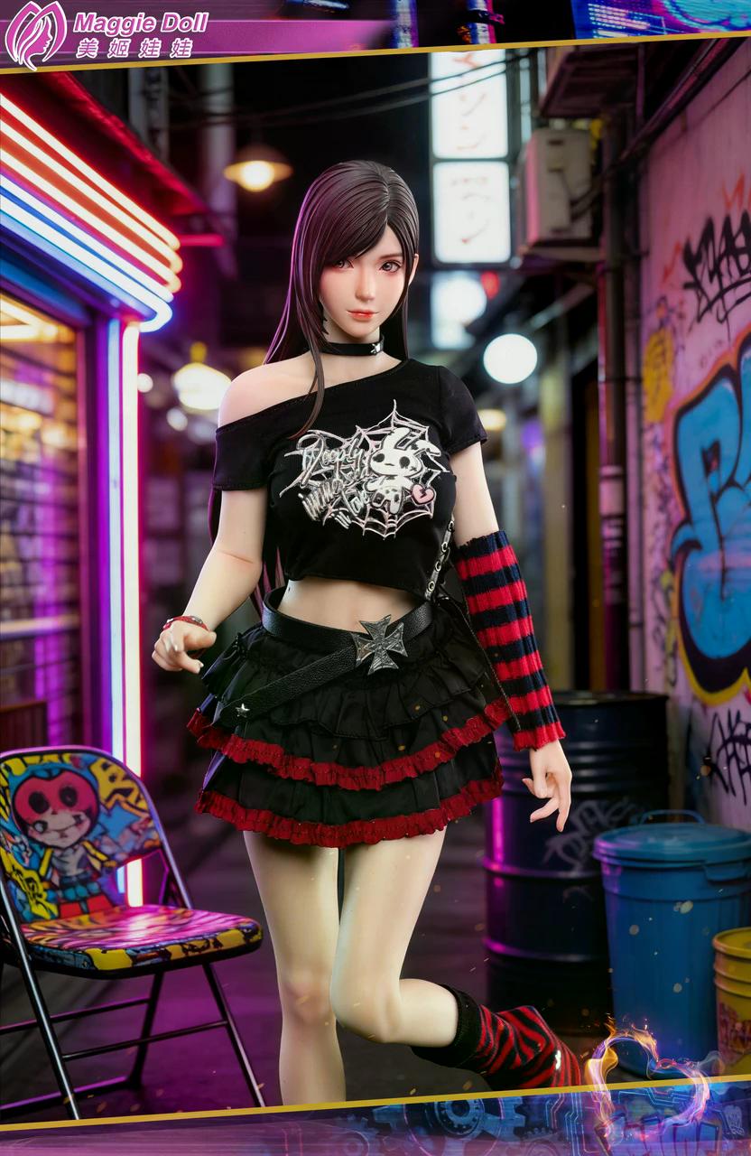 Final Fantasy - Punk Girl Tifa | 1:6 Resin Statue | by Maggie Doll Studio