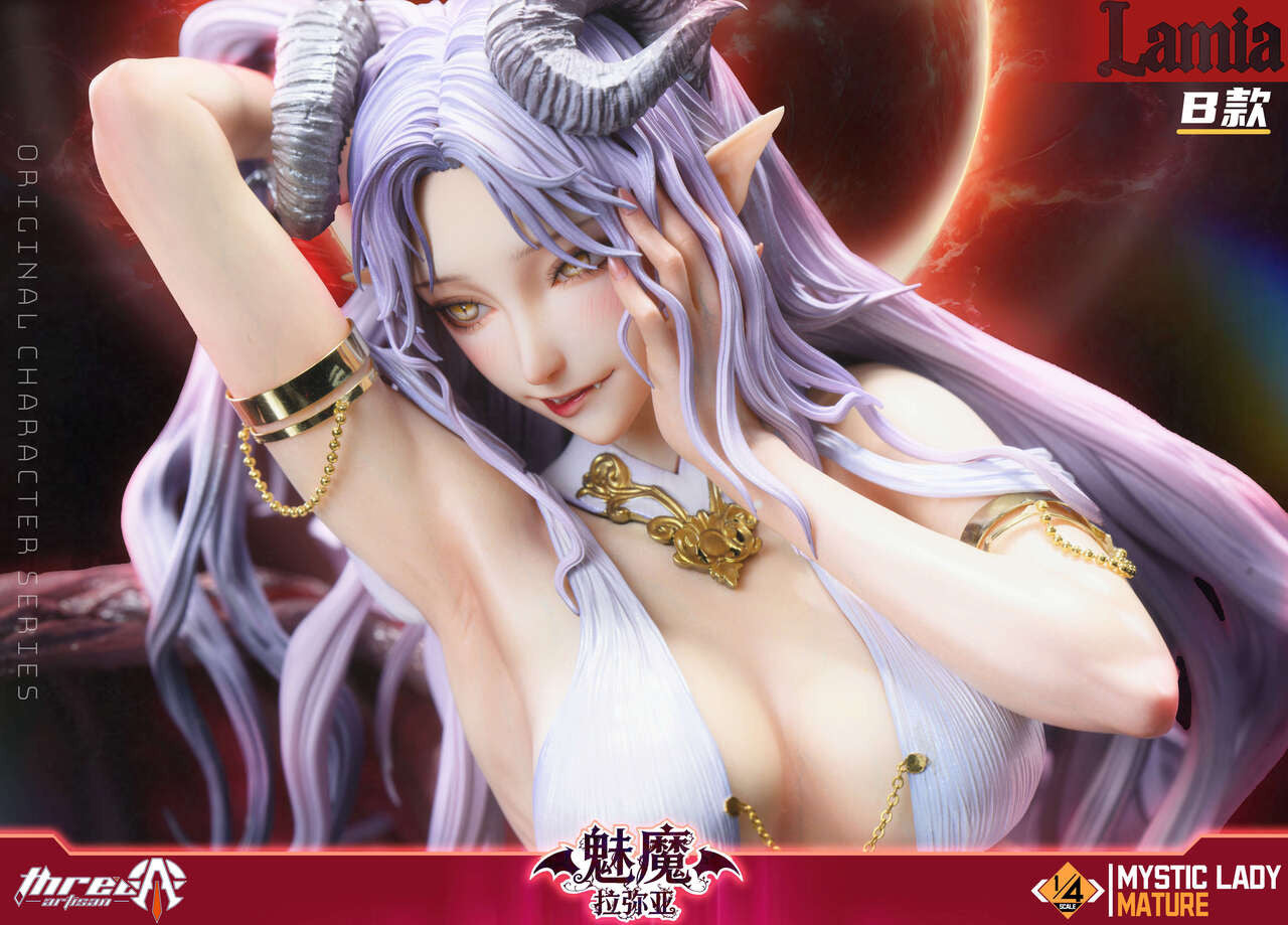 Succubus Lamia | 1:4 Resin Statue | by Three Artisan Studio